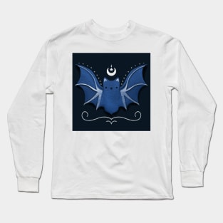 Bat Under the Moon Long Sleeve T-Shirt